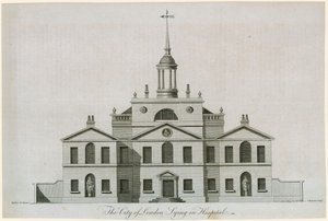 Het City of London Lying-in Hospital door English School
