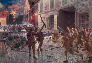 De Coldstream Guards bij Landrecies, augustus 1914