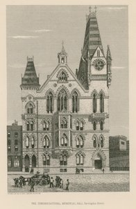 De Congregational Memorial Hall, Farringdon Street, Londen door English School