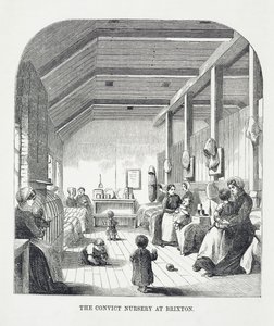 De Gevangeniskwekerij in Brixton, uit The Criminal Prisons of London and Scenes of Prison Life door Henry Mayhew (1812-87) en John Binny, 1862