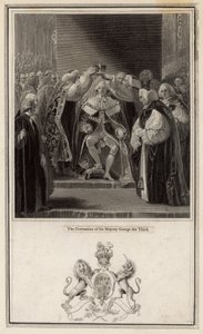 De Kroning van Zijne Majesteit George III door English School