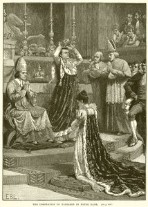 De Kroning van Napoleon in de Notre Dame