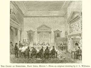 Het Hof van Directeuren, East India House