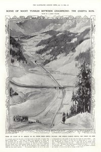 De Cresta Run, St. Moritz, Zwitserland
