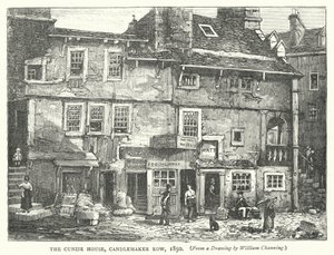 Het Cunzie Huis, Candlemaker Row door English School