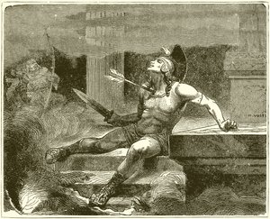 De dood van Alcibiades door English School