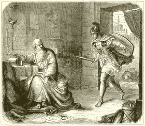 De dood van Archimedes door English School