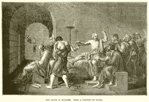 De dood van Socrates door English School