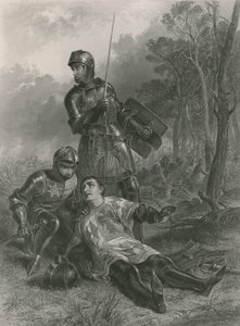 De Dood van de Graaf van Warwick, Koning Hendrik VI door English School