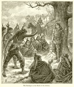 De Deerslayer in de handen van de Indianen door English School