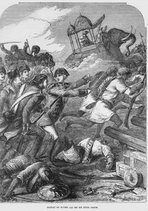 De Nederlaag van Hyder Ali door Sir Eyre Coote in 1781