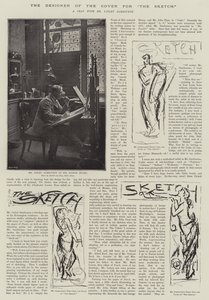De ontwerper van de omslag voor "The Sketch" door English School