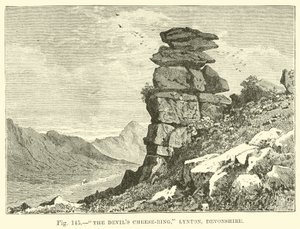 De Duivels Kaasring, Lynton, Devonshire door English School