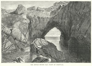 De kust van Cornwall van de Devil