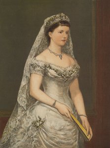 De hertogin van Albany (chromolitho)