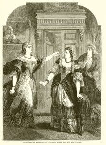 De hertogin van Marlborough verwijt koningin Anne en mevrouw Masham door English School