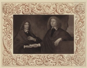 De graaf van Lauderdale (rechts) en de graaf van Lanark (later tweede hertog van Hamilton)