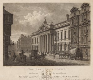 Het East India House door English School