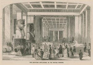 De Egyptische voorzaal in het British Museum door English School
