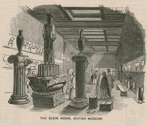 De Elgin-kamer in het British Museum door English School
