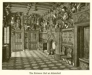 De ingangshal in Abbotsford door English School