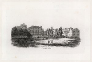 De Ingang van Great Portland Street, Marylebone, Londen door English School