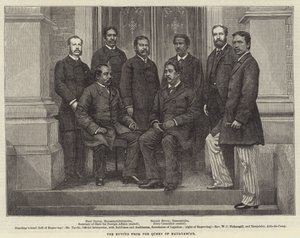 De gezanten van de Koningin van Madagaskar