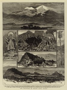 De Uitbarsting van de Etna, Sicilië door English School