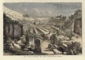 De opgravingen bij het Colosseum