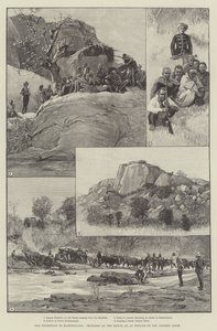 De expeditie naar Mashonaland, schetsen tijdens de mars door English School