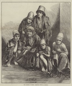 De Hongersnood in Perzië, Hongerende Mensen in Shiraz door English School