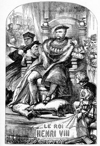 De beroemde geschiedenis van het leven van koning Hendrik de Achtste - Illustratie in 