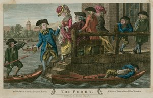 De Veerboot, rivier de Theems, Londen