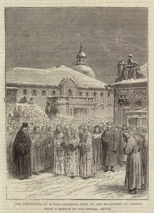 De Festiviteiten in Rusland, Keizerlijk Bezoek aan het Klooster van Troitsa door English School