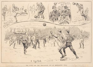 De finale voor de Association Cup op Kennington Oval, 