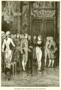De Eerste Consul Bonaparte en Lord Whitworth door English School