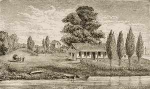 Het eerste huis gebouwd door Mackinzie, Chicago, uit 