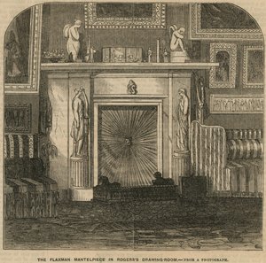 De Flaxman Schouw in de tekenkamer van Rogers de Dichter, Rogerss Huis, St James