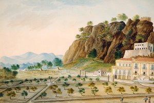 De Formele Tuin bij La Favorita of Palazzo Cinese, Palermo, ontworpen voor Koning Fernando IV, ca. 1815