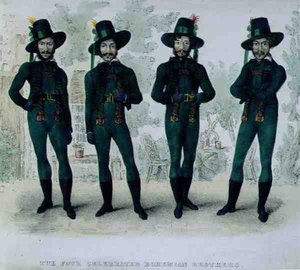 De vier beroemde Boheemse broers, ca. 1827