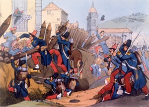 Het Franse Legioen bestormt een Carlistische verschansing, 1837