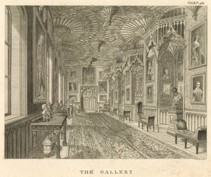 De Galerij in Strawberry Hill, Twickenham, Londen door English School