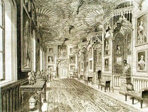 De Galerij, gegraveerd door T. Morris, uit 