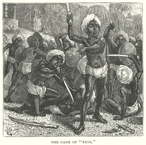 Het spel van "Pata" (gravure)
