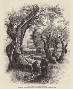 De Tuin van Getsemane (gravure) door English School