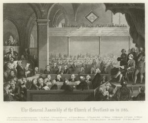 De Algemene Vergadering van de Kerk van Schotland, 1783