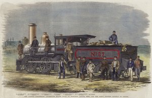 De George Stephenson Locomotief Gebouwd in Hamilton door English School