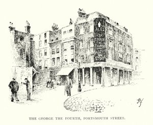 The George the Fourth, Portsmouth Street door English School