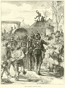 De Duitsers verlaten Parijs, maart 1871 door English School