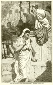 De vrouw van de Gladiator door English School
